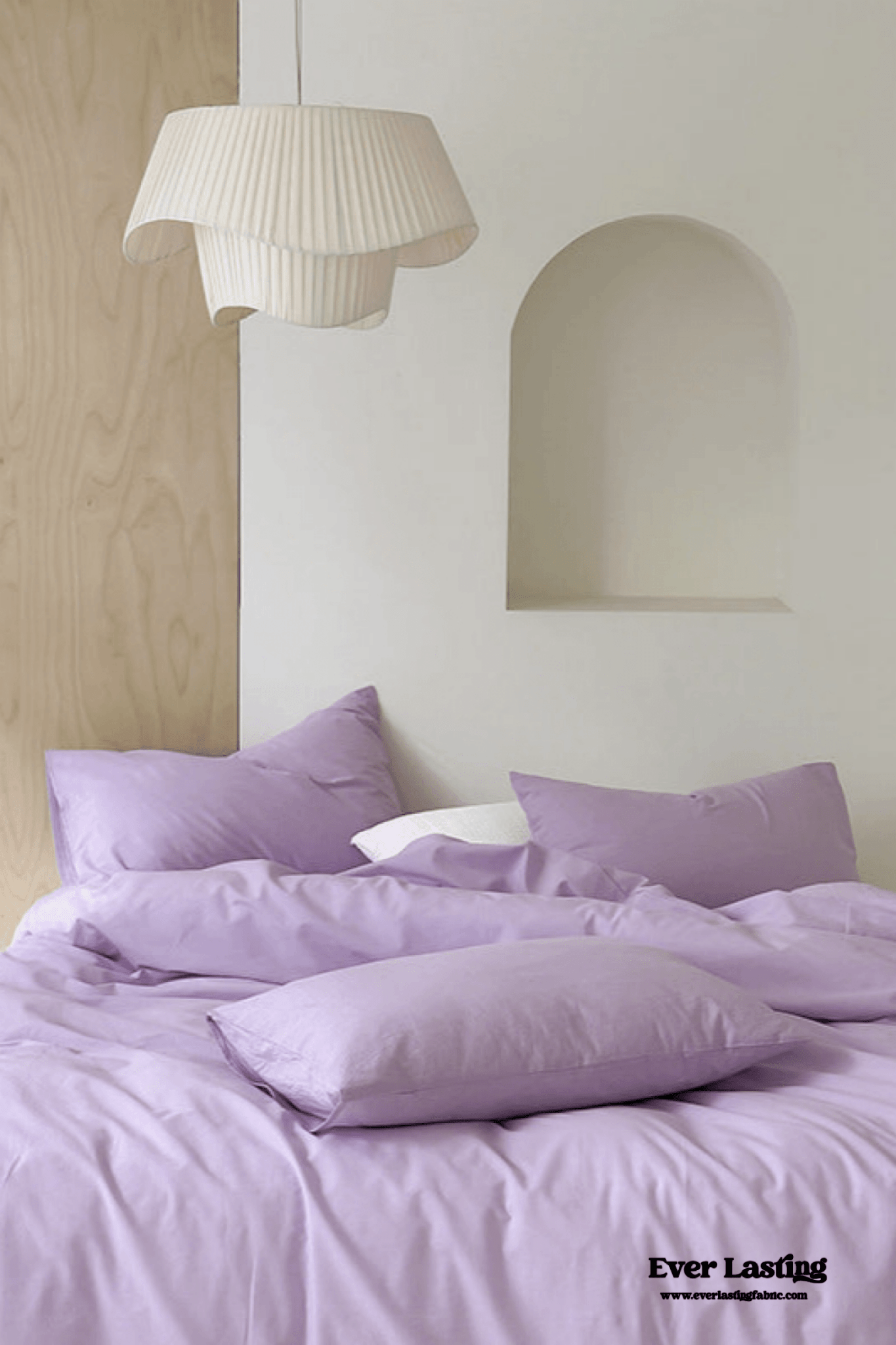 Modern Washed Cotton Bedding Set / Black