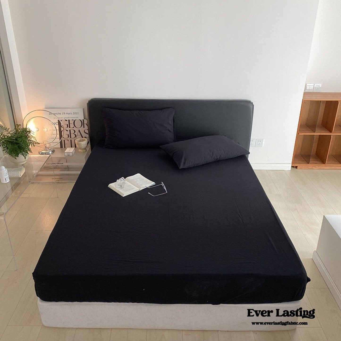 Modern Washed Cotton Bedding Set / Maple Red