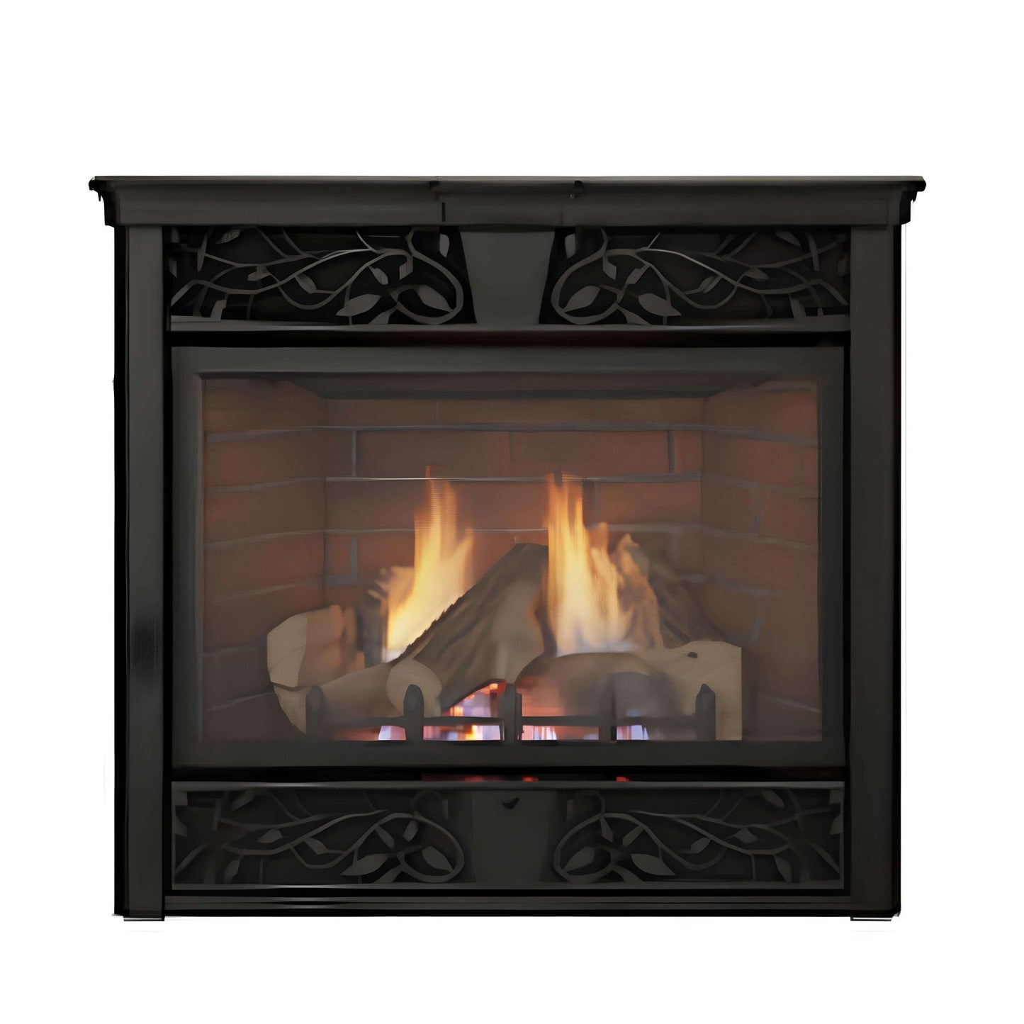 Monessen Symphony 32-Inch Vent-Free Traditional Fireplace With Control System [VFC32L] (SAK87014)