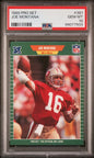 Graded 1989 Pro Set Joe Montana #381 Football Card PSA 10 Gem Mint