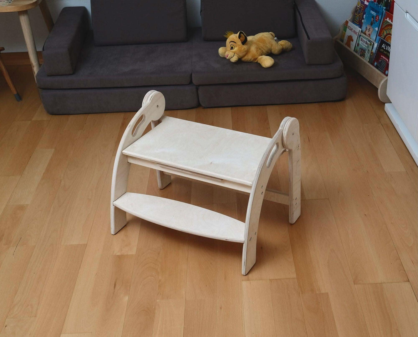 Twins Montessori Kitchen Stool - Wooden Step Stool