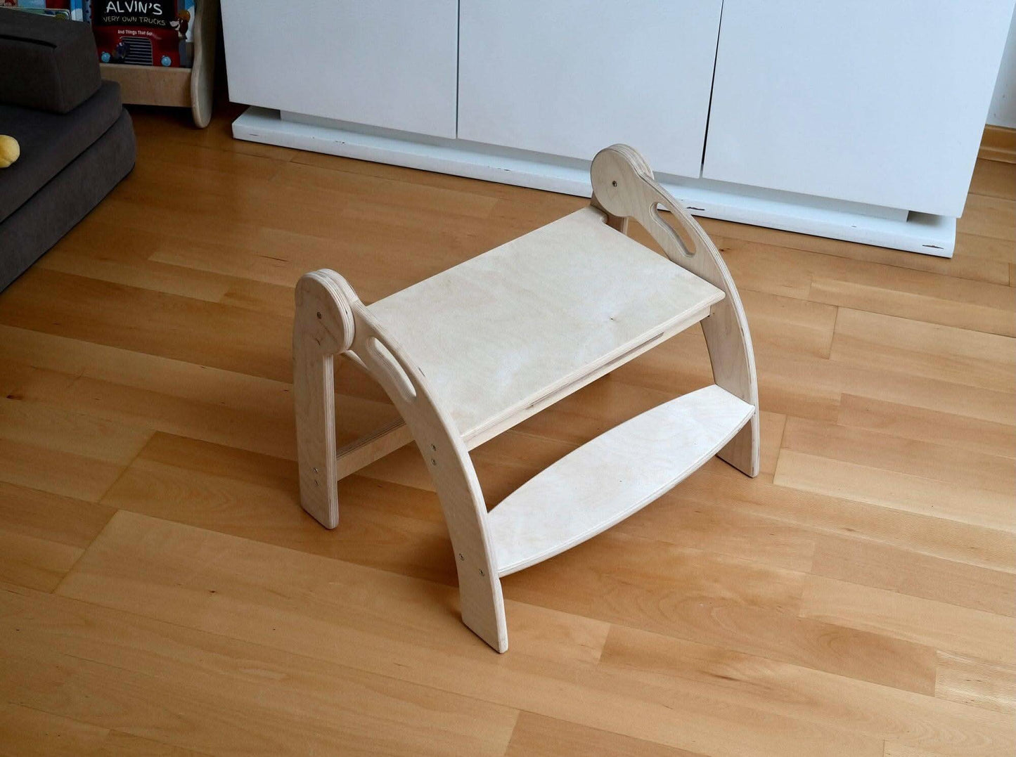 Twins Montessori Kitchen Stool - Wooden Step Stool