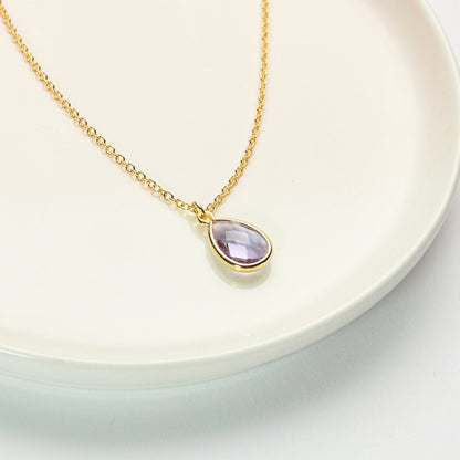 Mother and Son Gemstone Necklace