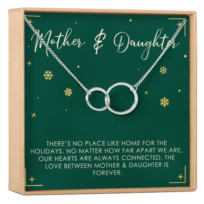 Mother & Daughter Christmas Necklace, Multiple Styles