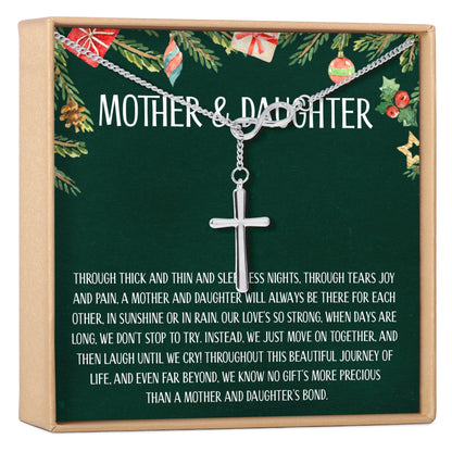 Mother & Daughter Christmas Necklace, Multiple Styles