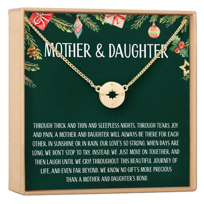 Mother & Daughter Christmas Necklace, Multiple Styles