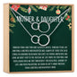 Mother & Daughter Christmas Necklace, Multiple Styles