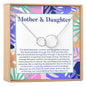 Mother & Daughter Double Circles Necklace