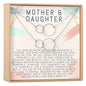 Mother & Daughter Double Circles Necklace Set