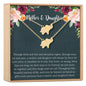 Mother & Daughter Elephant Necklace Set