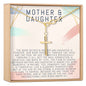 Mother & Daughter Infinity Cross  Necklace