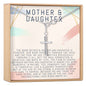 Mother & Daughter Infinity Cross  Necklace