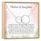 Mother & Daughter Interlocking Circles Necklace