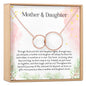 Mother & Daughter Interlocking Circles Necklace