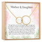 Mother & Daughter Interlocking Circles Necklace