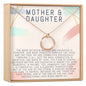 Mother & Daughter Linked Circles Necklace