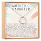 Mother & Daughter Linked Circles Necklace