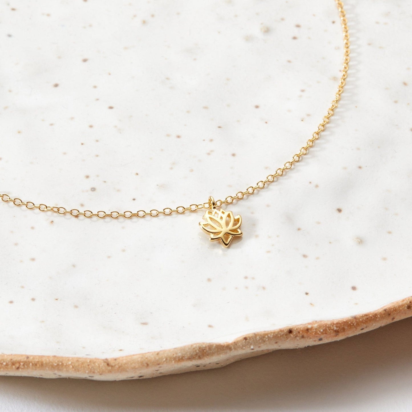Mother & Daughter Lotus Necklace