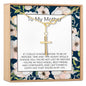 Mother Infinity Cross  Necklace