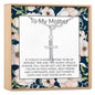 Mother Infinity Cross  Necklace
