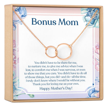 Mother's Day Double Circles Necklace