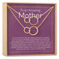 Mother's Day Gift From Husband Double Circles Necklace Set