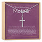 Mother's Day Gift From Husband Infinity Cross Necklace
