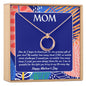 Mother's Day Linked Circles Necklace