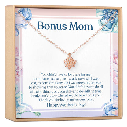 Mother's Day Lotus Necklace