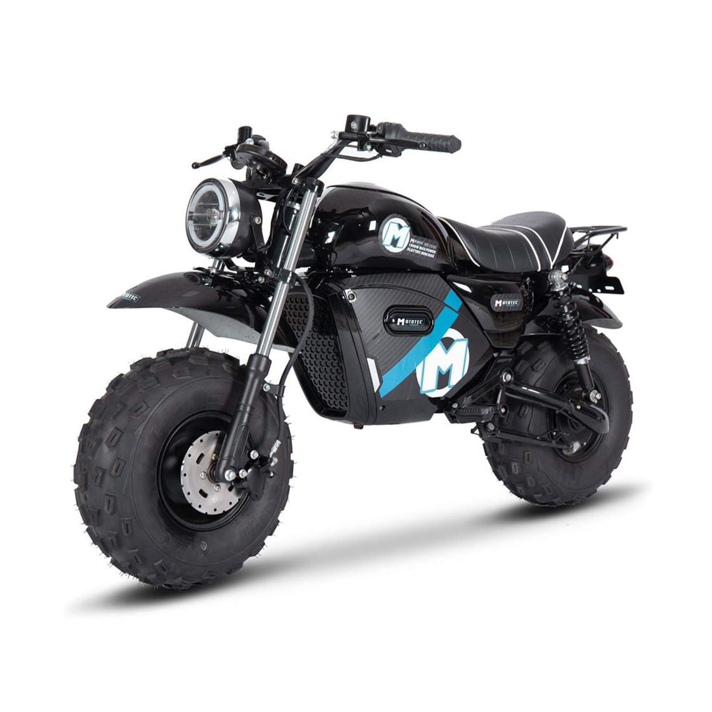 MotoTec 1500W 60V/20AH Electric Powered Mini Bike, Black (SAK32086)