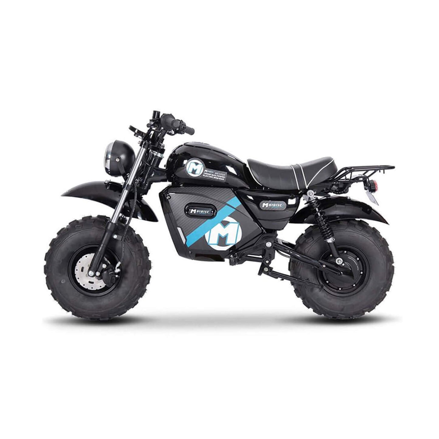 MotoTec 1500W 60V/20AH Electric Powered Mini Bike, Black (SAK32086)
