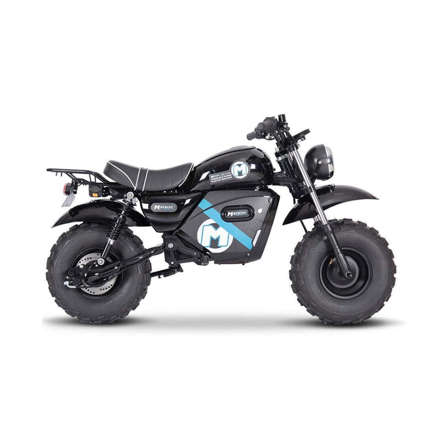 MotoTec 1500W 60V/20AH Electric Powered Mini Bike, Black (SAK32086)