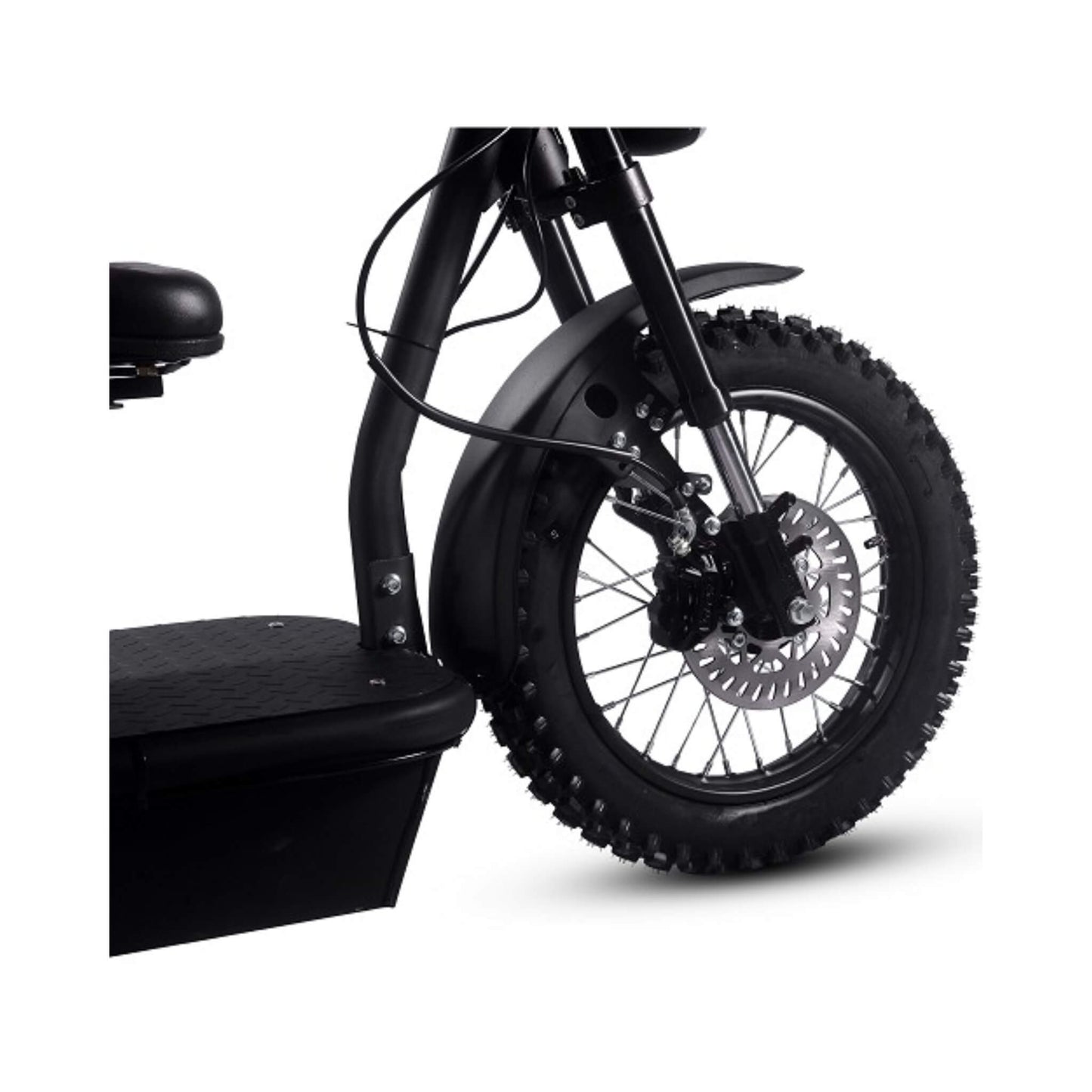 MotoTec 60V 1800W Black Three-Wheel Electric Scooter (SAK86025)