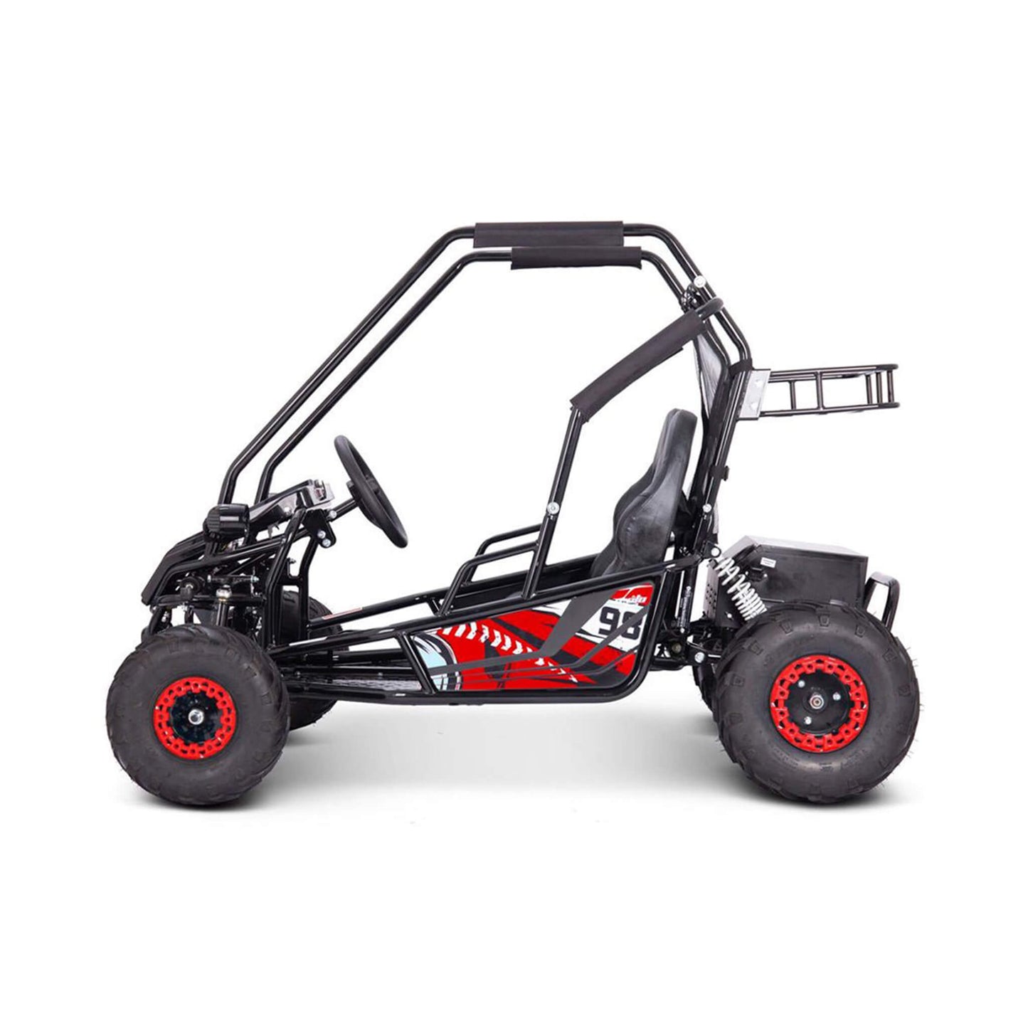 MotoTec Mud XL 60V/20AH Electric Full Suspension Go Kart, 2000W (SAK96351)