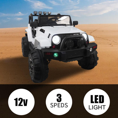 MP3 Remote Control Electric Ride-On Truck for Kids - 1 Seater with Battery Power