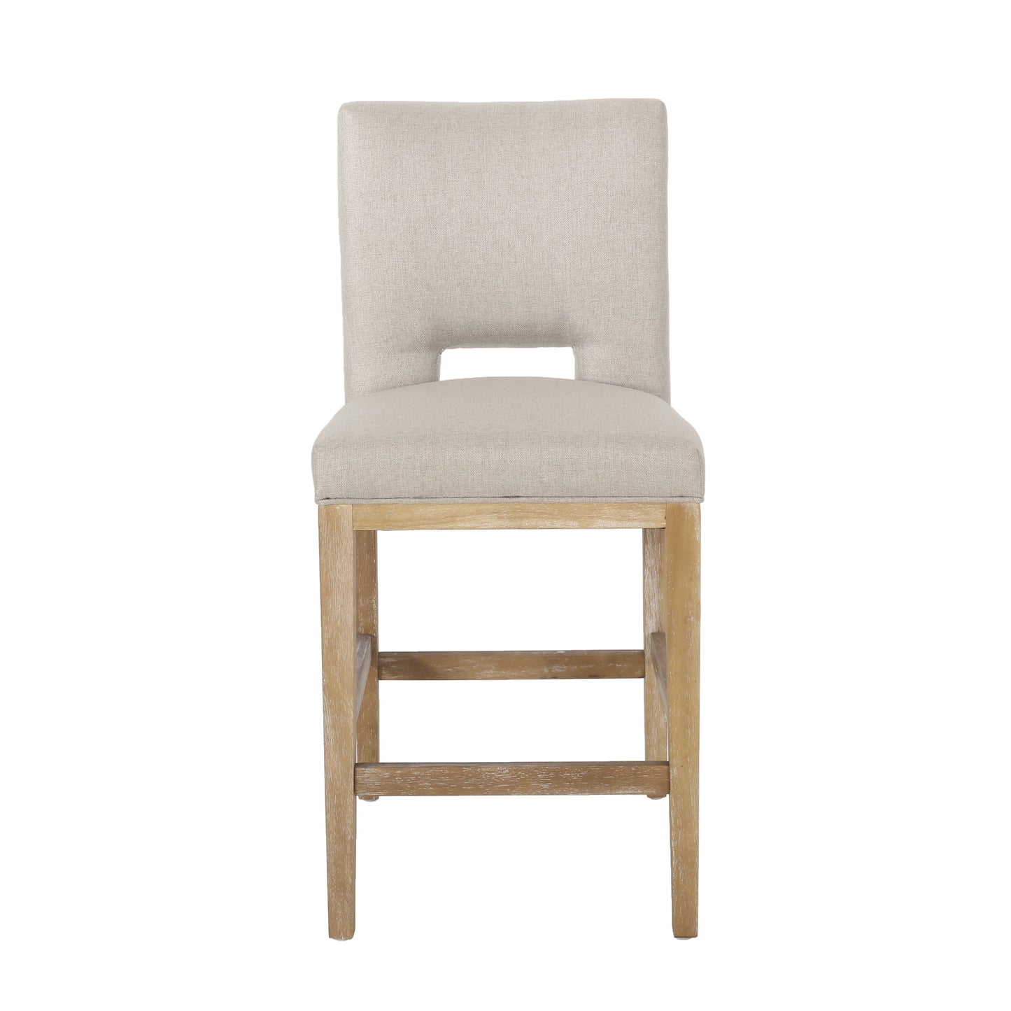 27 Inch Counter Stools, Set of 2, Fabric