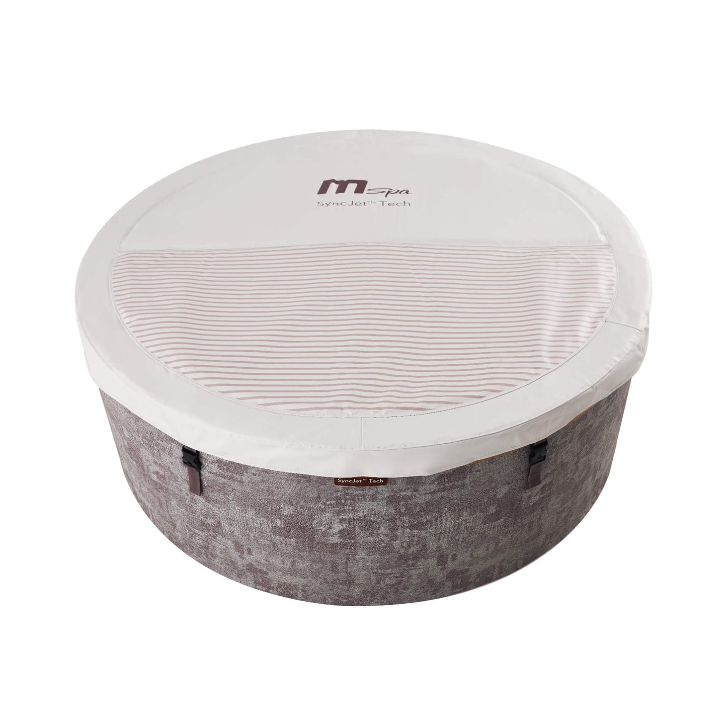 MSpa Cocoon Verto Series Six-Person Inflatable Round Hot Tub With Hydro Massage [F-CO063WE] (SAK50928)