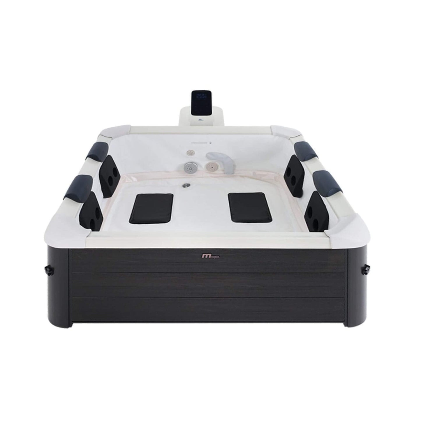 MSpa Oslo Supreme 6-Person 120 Jets Square Spa W/ LED Lights & Integrated App Control [F-OS063W] (SAK93516)