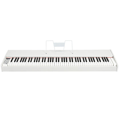 88-Key Full Size Digital Piano Weighted Keyboard with Sustain Pedal-White