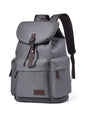 Multi Pockets Adjustable Strap Canvas Backpack Bag