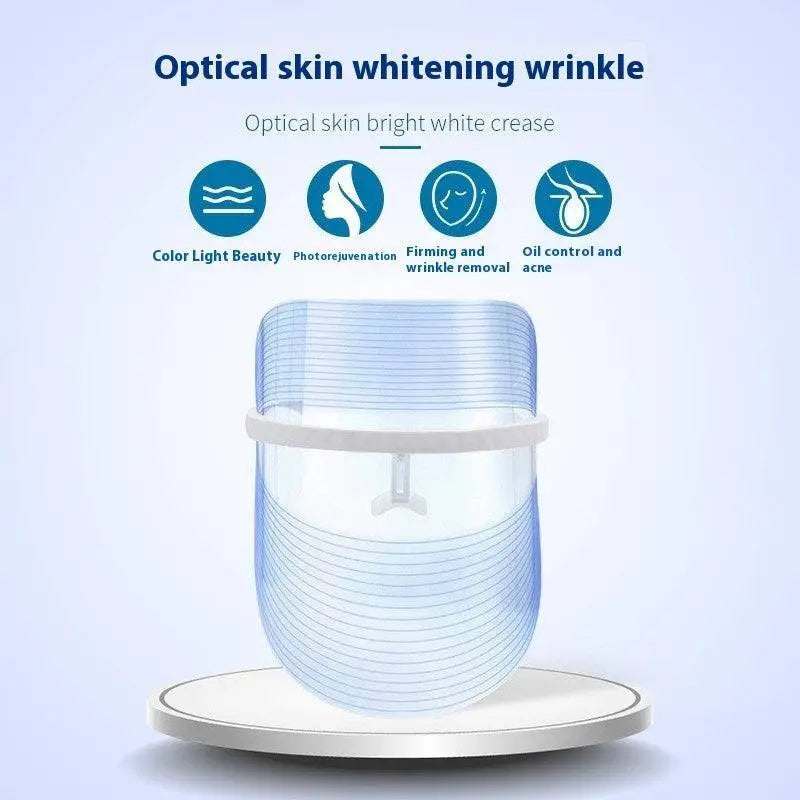 LED Facial Mask with 3-Color Light Therapy