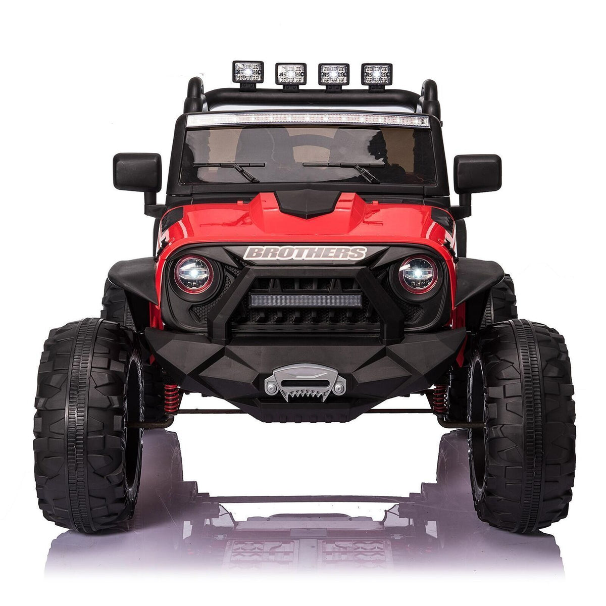 12V/24V Battery-Powered Jeep Music Ride-On Car for Kids - Fashionable and Fun!