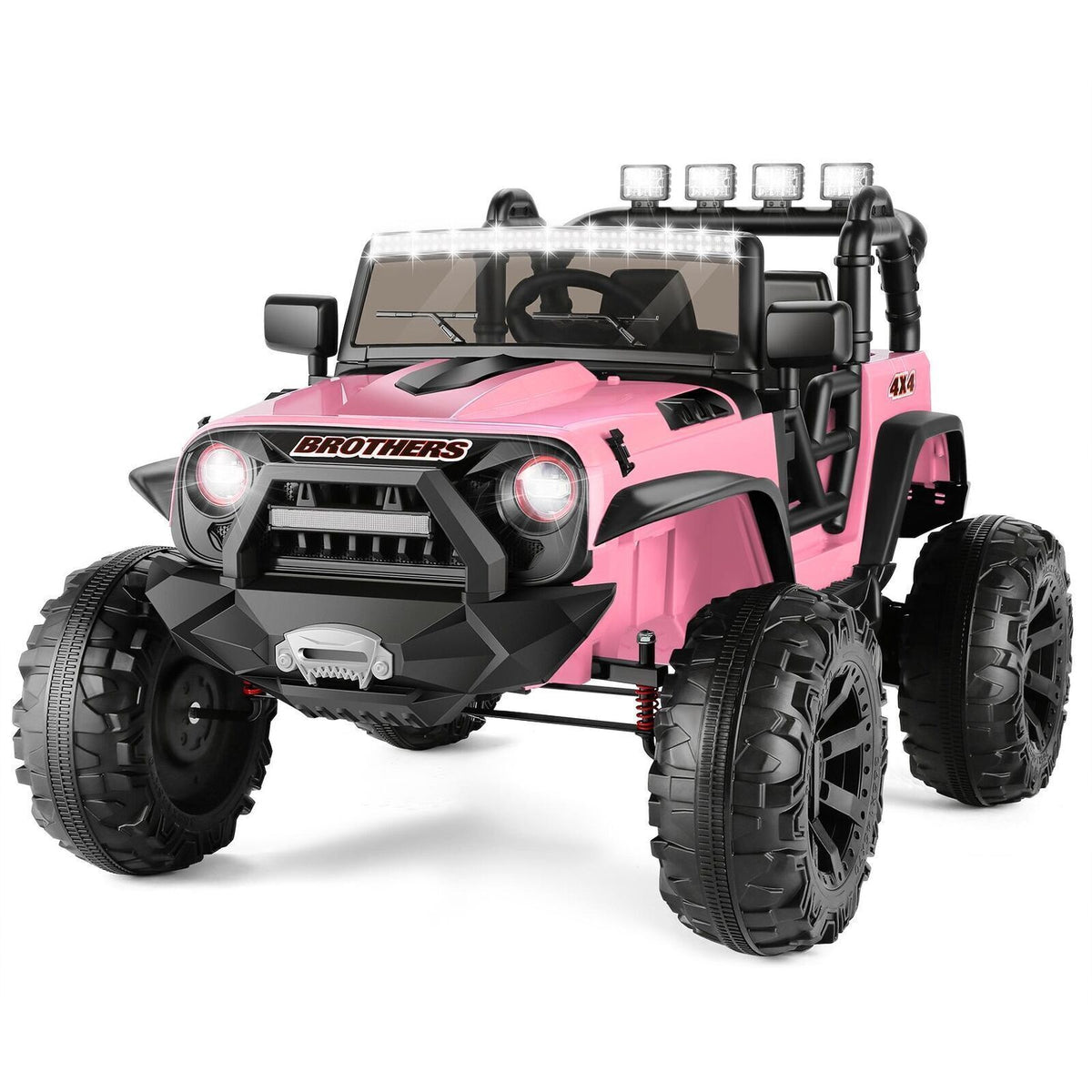 12V/24V Battery-Powered Jeep Music Car for Kids - Fashionable and Fun!