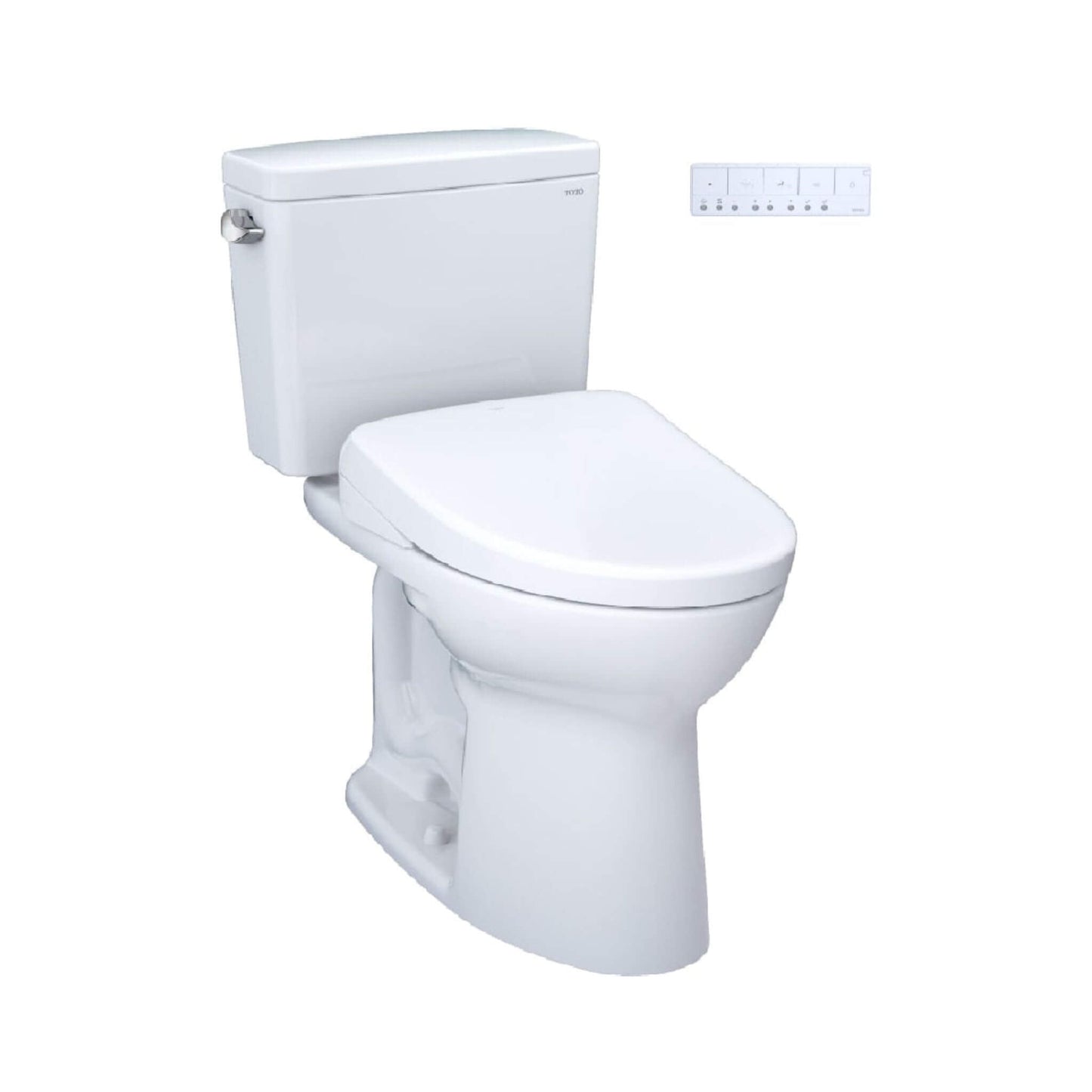 [MW7764736CEG#01] TOTO Drake 1.28 GPF Two Piece Washlet Elongated Toilet Seat With S7A Heated Auto Open/Close Lid (SAK64105)
