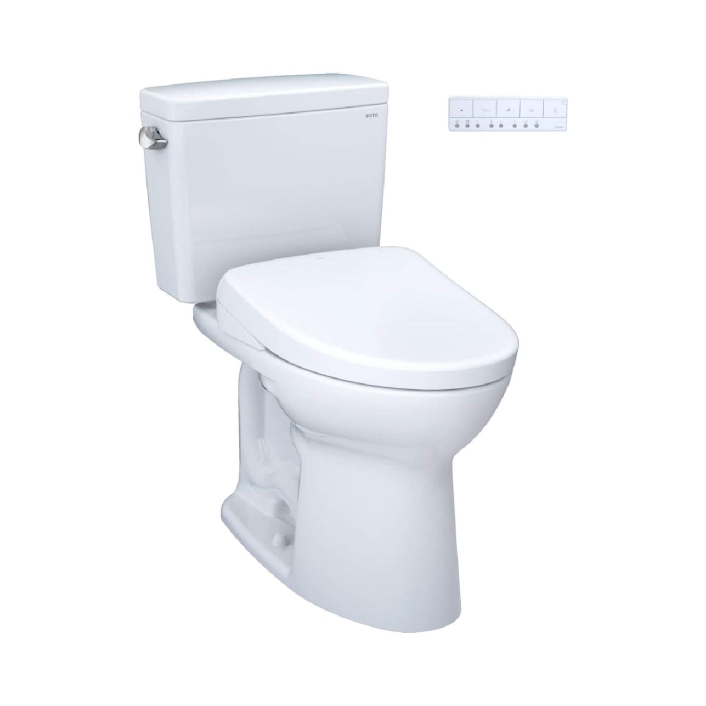[MW7764736CSFG#01] TOTO Drake 1.6 GPF Elongated Chair Height Toilet W/ Washlet S7A Auto Bidet Seat & EWater+ Technology (SAK56915)