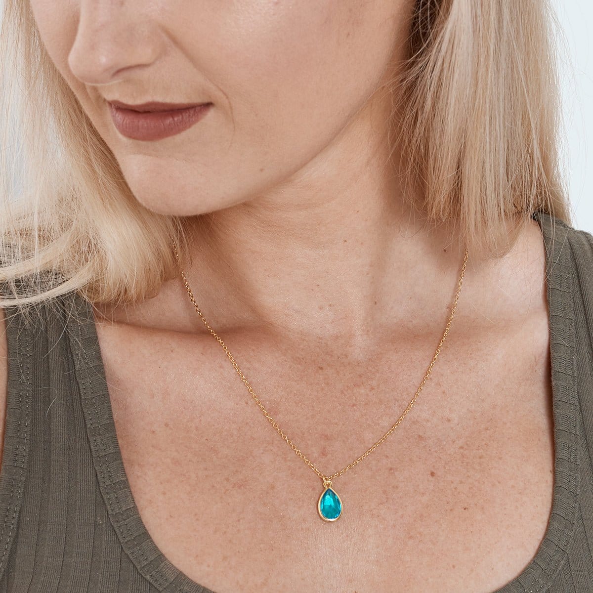 My Other Half Gemstone Necklace