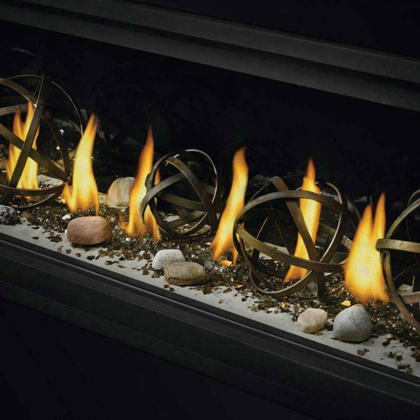 Napoleon Vector 38 53-Inch Single-Sided Direct Vent Electronic Natural Gas Fireplace With eFire App [LV38N-1] (SAK14749)