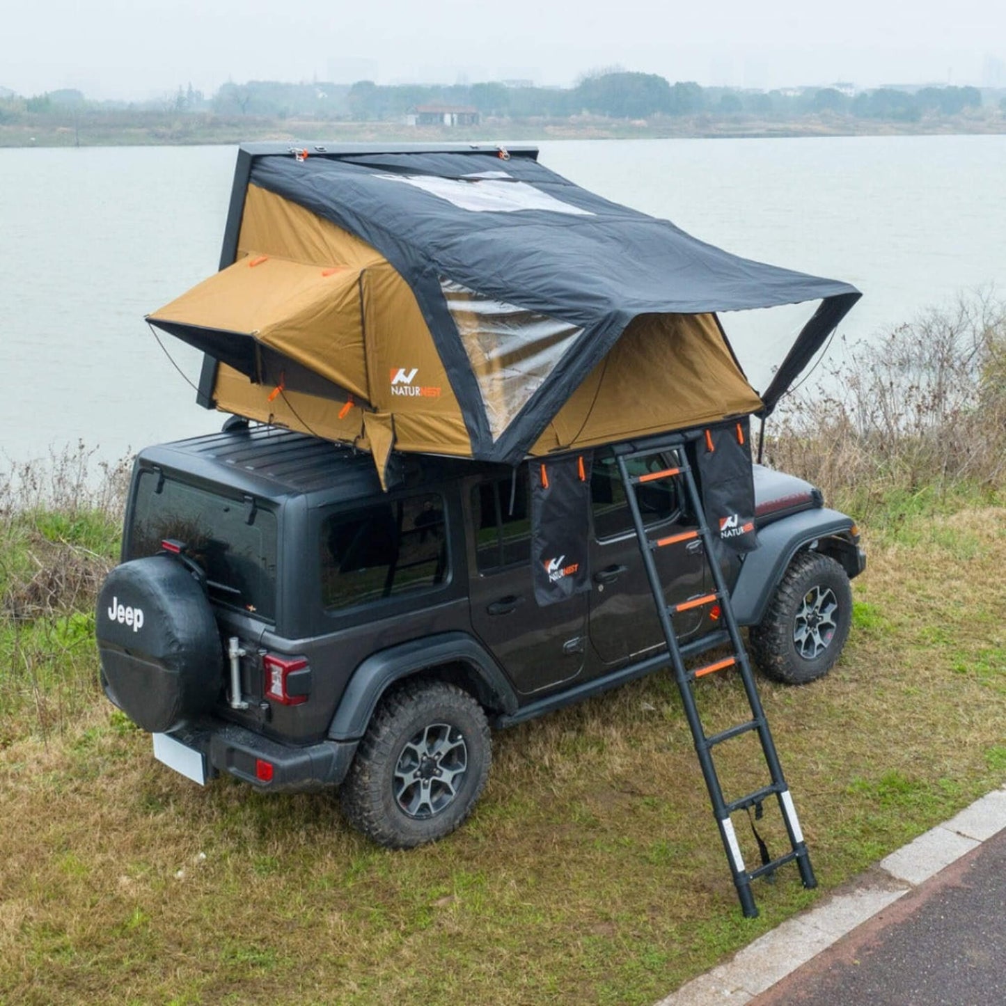 Naturnest Sirius 2 Premium 2XL 3-Person Clamshell Rooftop Tent (SAK91382)