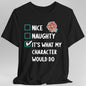 Naughty & Nice Christmas D&D T-Shirt