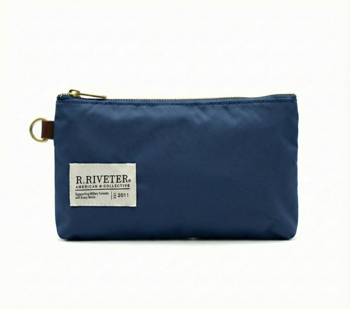 Lucy Zipper Pouch | Navy Nylon